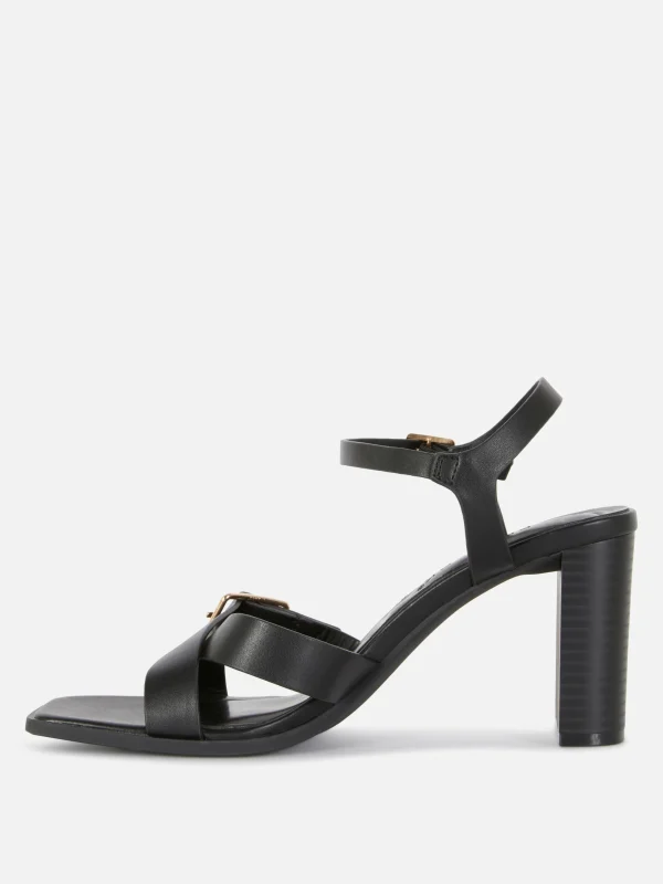 Sandales à Talons Et Brides Croisées