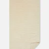 Serviette De Bain Côtelée Texturée