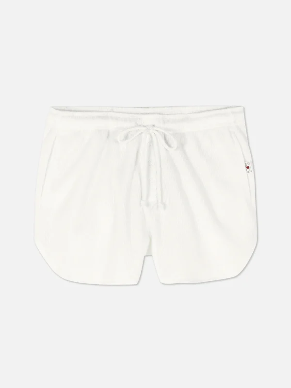 Short De Pyjama Micro Gaufré