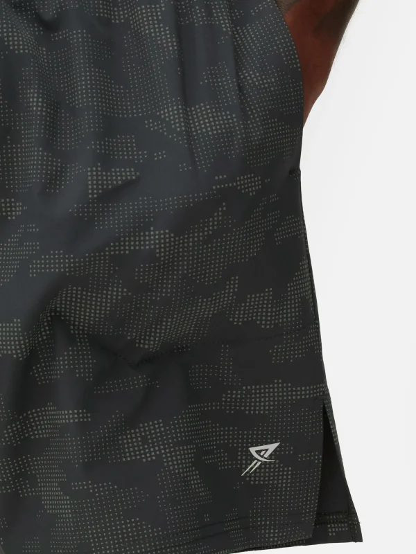 Short De Sport à Motifs Réfléchissants