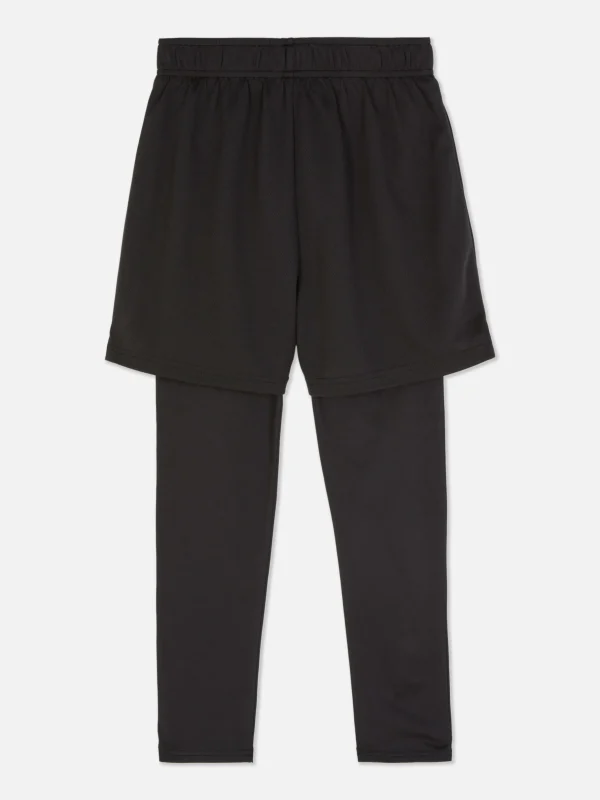 Short De Sport Avec Legging 2 En 1