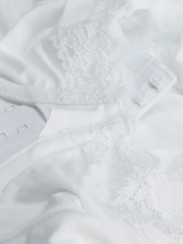 Soutien-gorge Non Rembourré Et Culotte En Dentelle