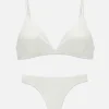 Soutien-gorge Triangle Et String En Microfibre