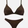 Soutien-gorge Triangle Et String En Microfibre
