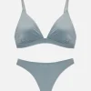 Soutien-gorge Triangle Et String En Microfibre