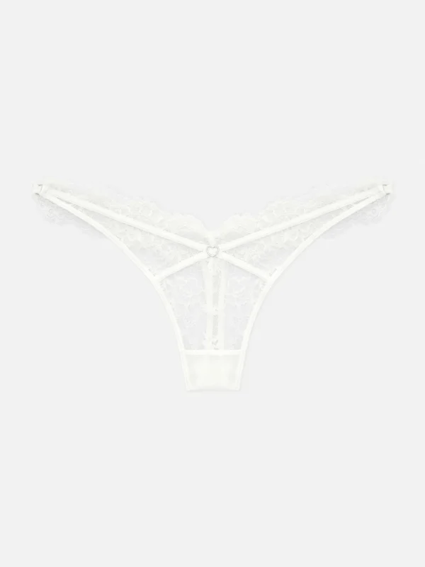 String De Mariée En Dentelle