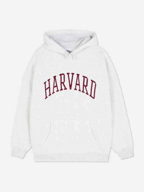 Sweat à Capuche Brodé Harvard
