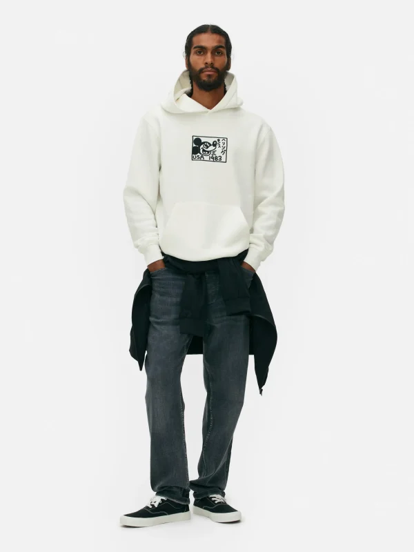 Sweat à Capuche Disney Mickey Mouse X Keith Haring