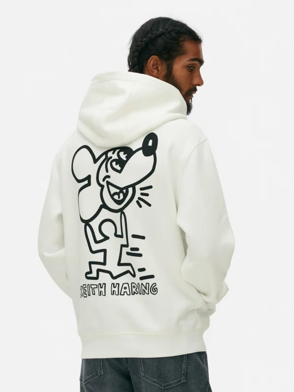 Sweat à Capuche Disney Mickey Mouse X Keith Haring