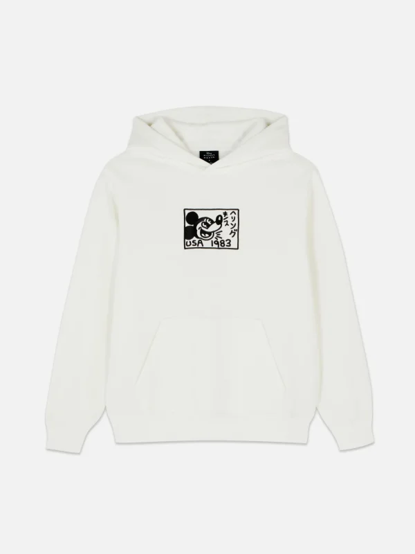 Sweat à Capuche Disney Mickey Mouse X Keith Haring