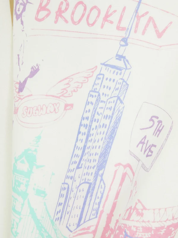 Sweat à Capuche Graphique