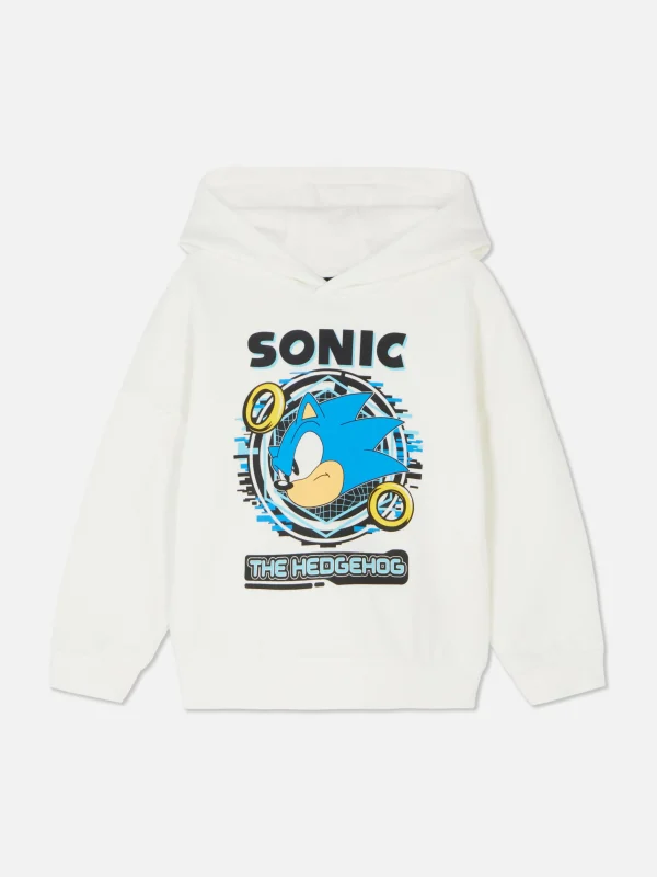 Sweat à Capuche Graphique Sonic Le Hérisson