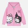 Sweat à Capuche Zippé Hello Kitty And Friends