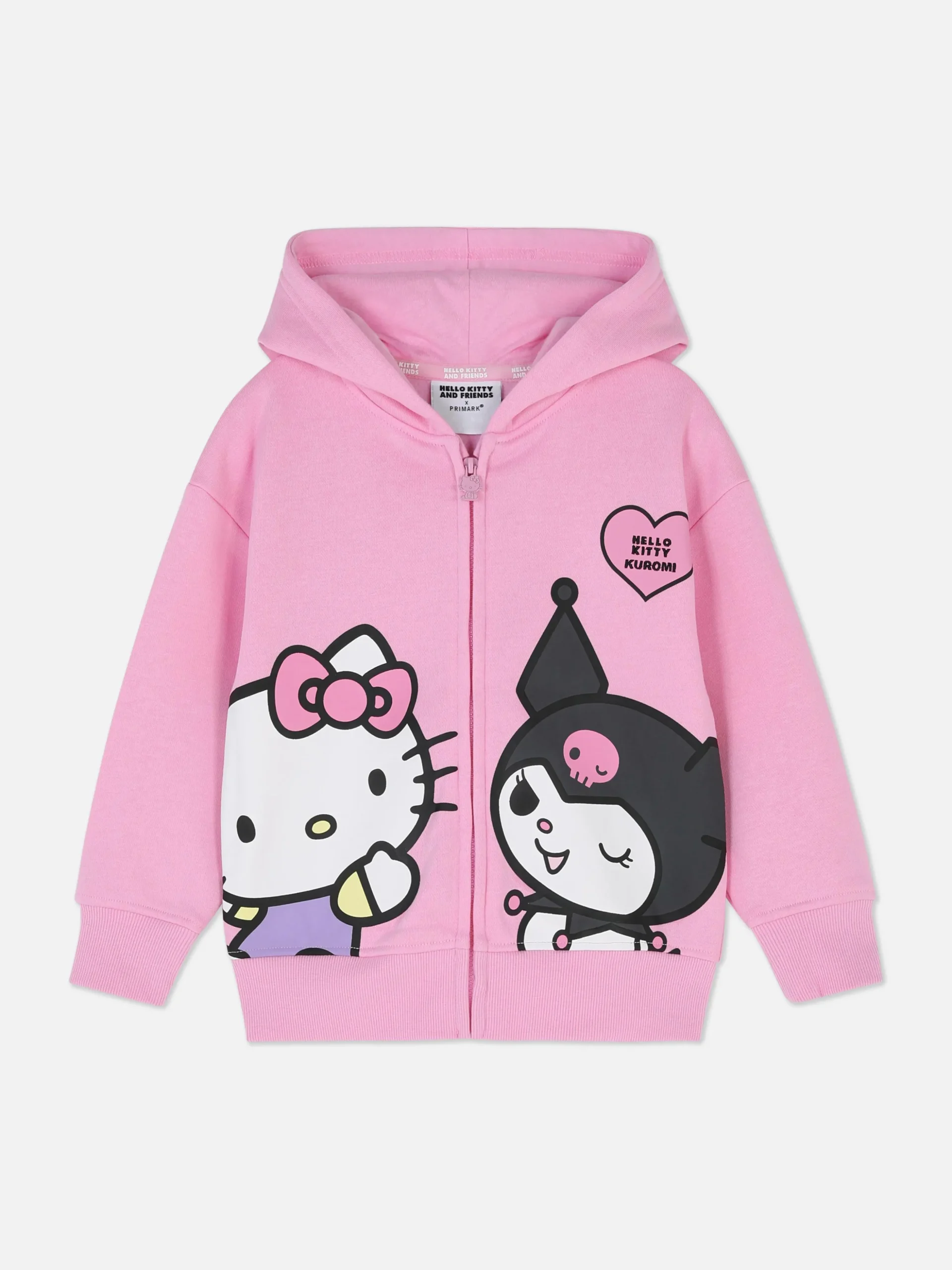 sweat__capuche_zipp_hello_0.webp Sweat à Capuche Zippé Hello Kitty And Friends