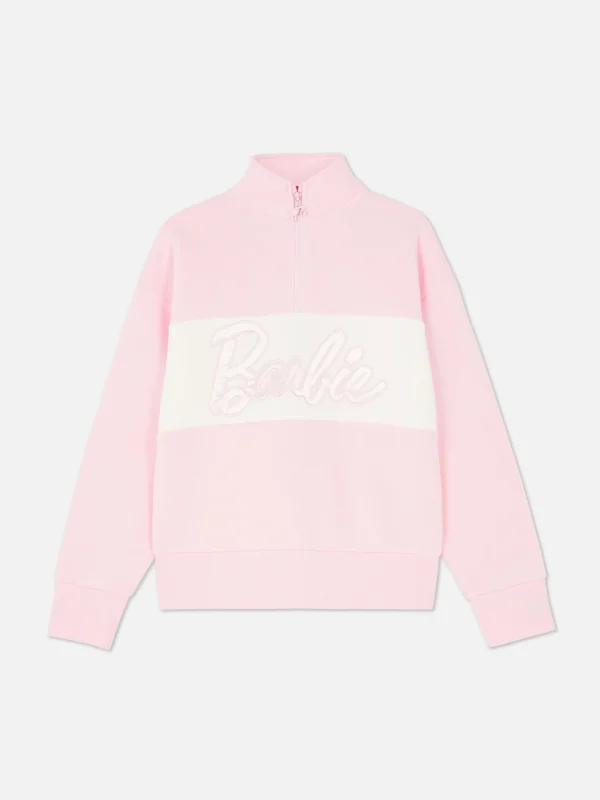 Sweat-shirt à Col Cheminée Barbie à Coordonner
