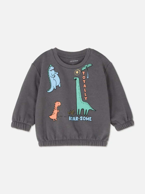 Sweat-shirt à Col Ras-du-cou