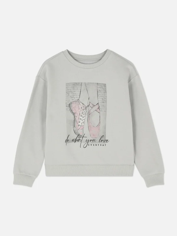 Sweat-shirt à Col Ras-du-cou