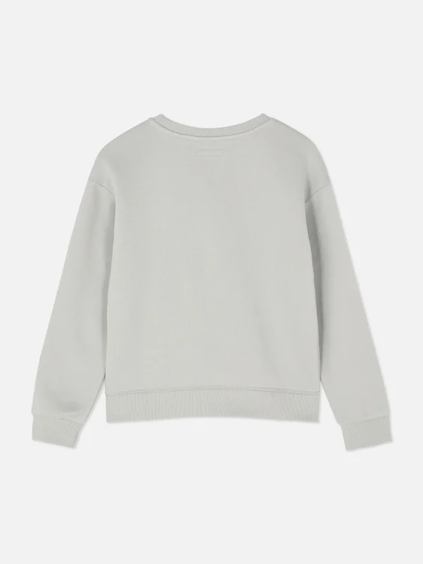 Sweat-shirt à Col Ras-du-cou