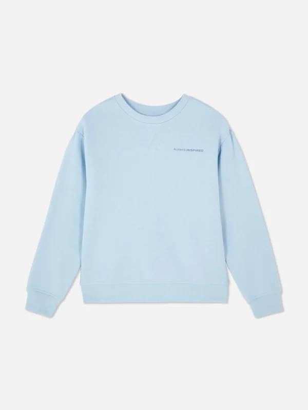 Sweat-shirt à Col Ras-du-cou