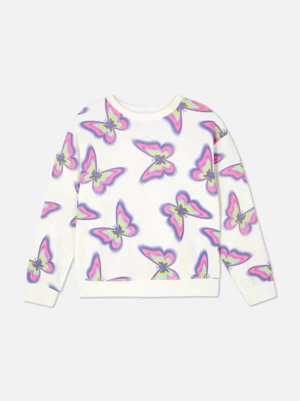 Sweat-shirt à Col Ras-du-cou