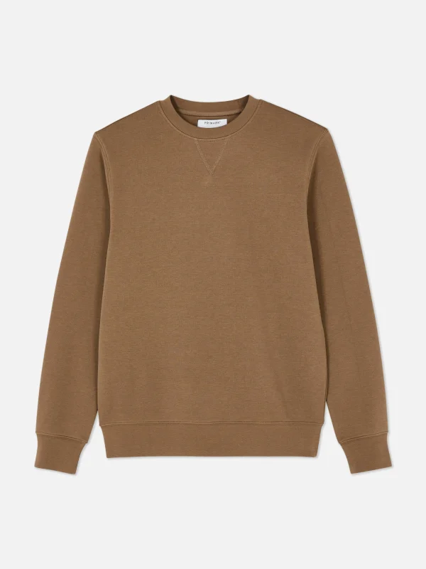 Sweat-shirt à Col Ras-du-cou