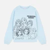 Sweat-shirt à Col Ras-du-cou Disney Princesses