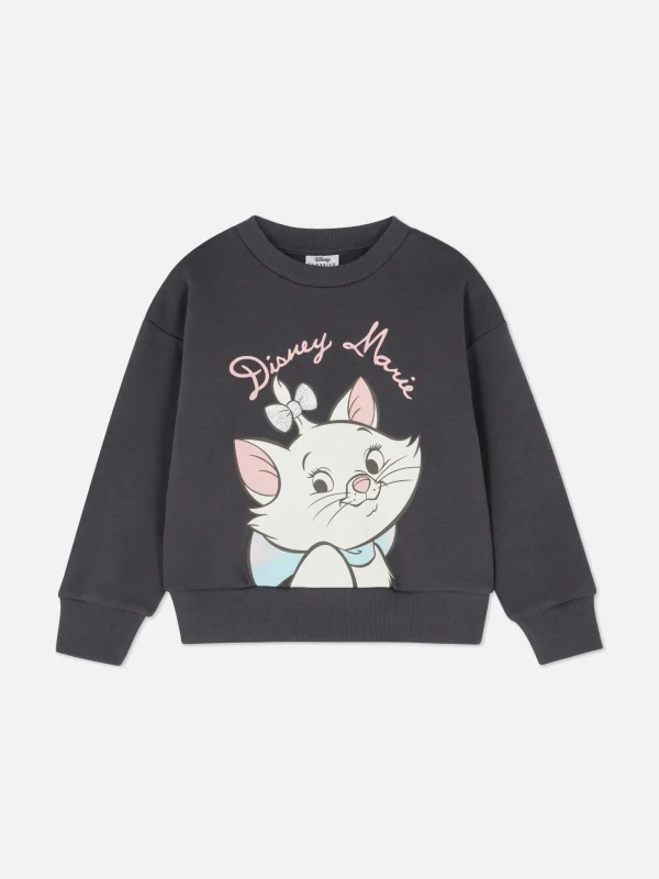 Sweat-shirt à Col Ras-du-cou Disney Les Aristochats Marie