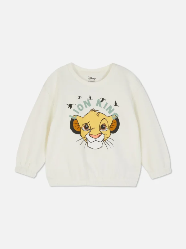 Sweat-shirt à Col Ras-du-cou Disney Le Roi Lion Simba