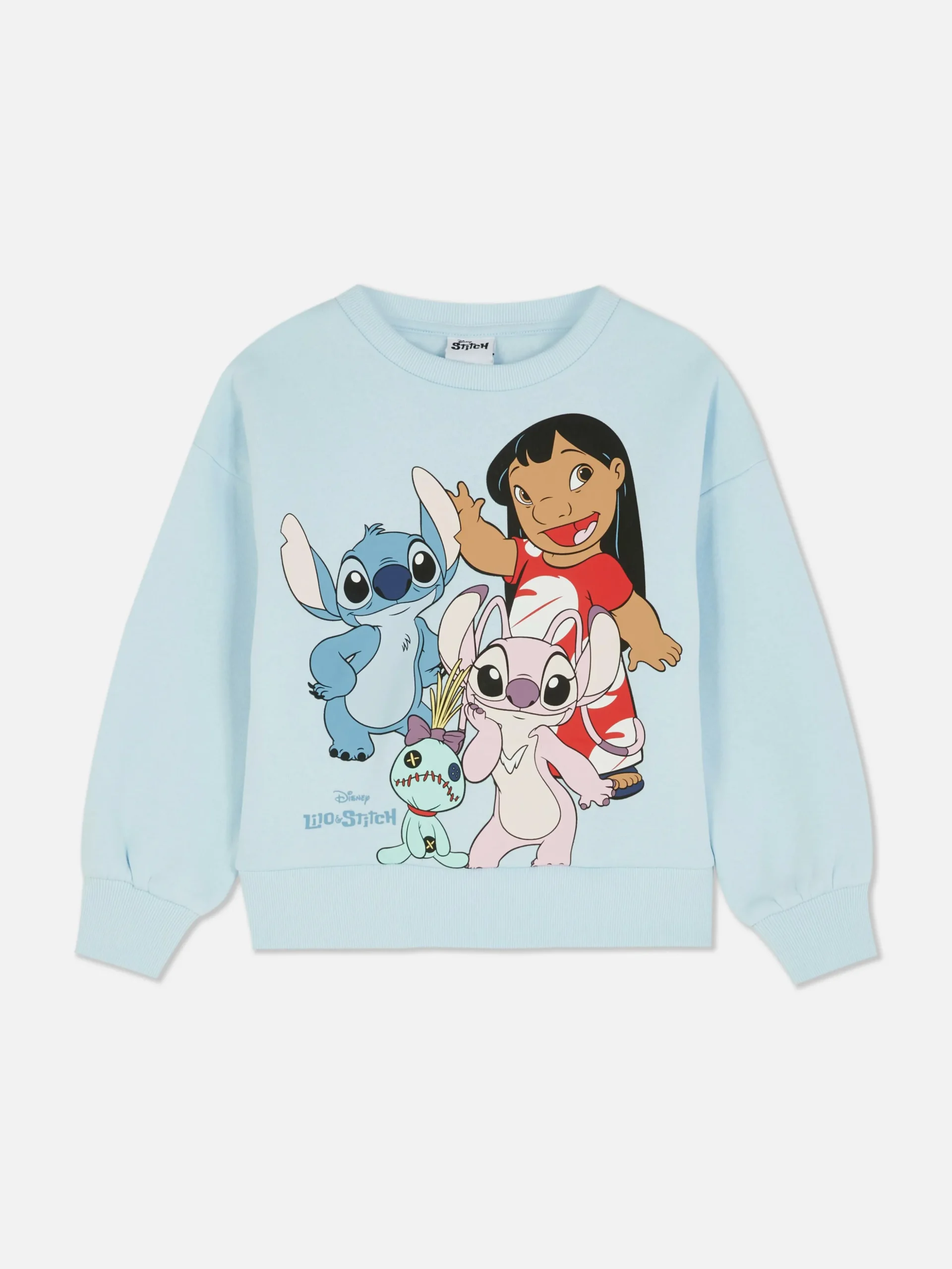 sweatshirt__col_rasducou__0-8.webp Sweat-shirt à Col Ras-du-cou Disney Lilo & Stitch