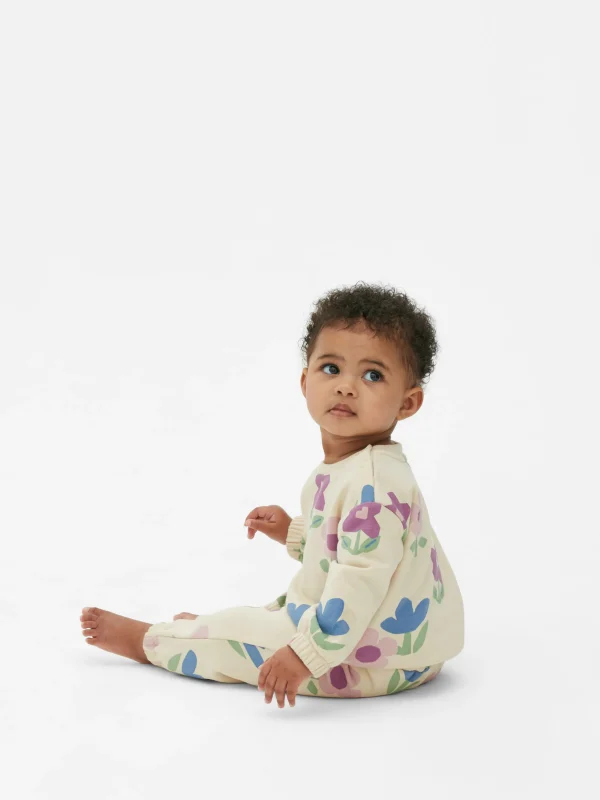 Sweat-shirt à Col Ras-du-cou à Coordonner