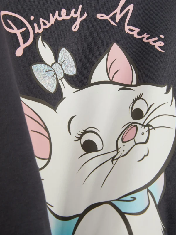 Sweat-shirt à Col Ras-du-cou Disney Les Aristochats Marie