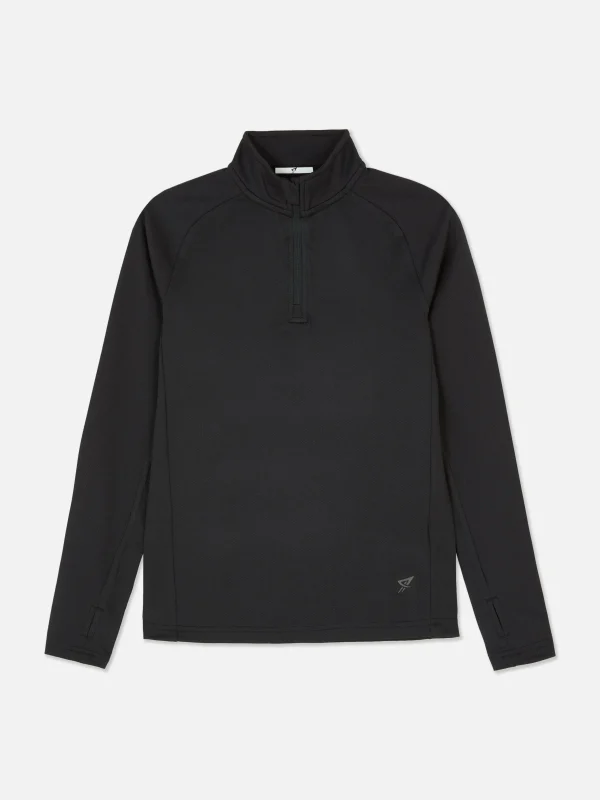 Sweat-shirt à Col Zippé Performance