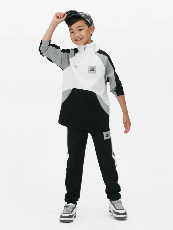 Sweat-shirt à Col Zippé PlayStation