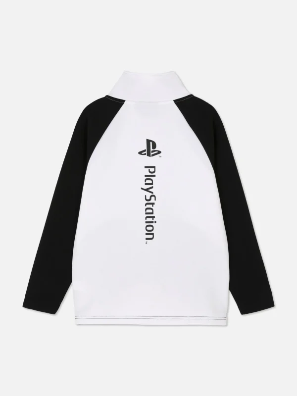 Sweat-shirt à Col Zippé PlayStation