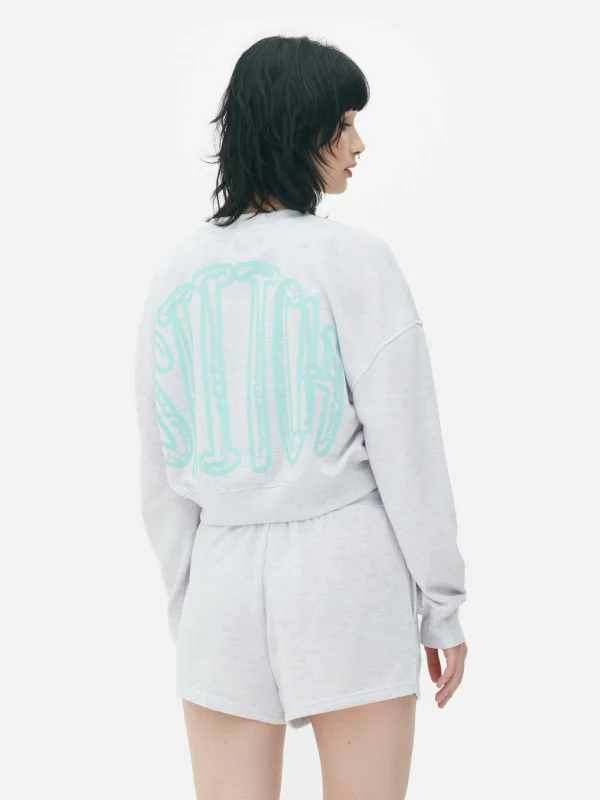 Sweat-shirt Court Disney Lilo & Stitch