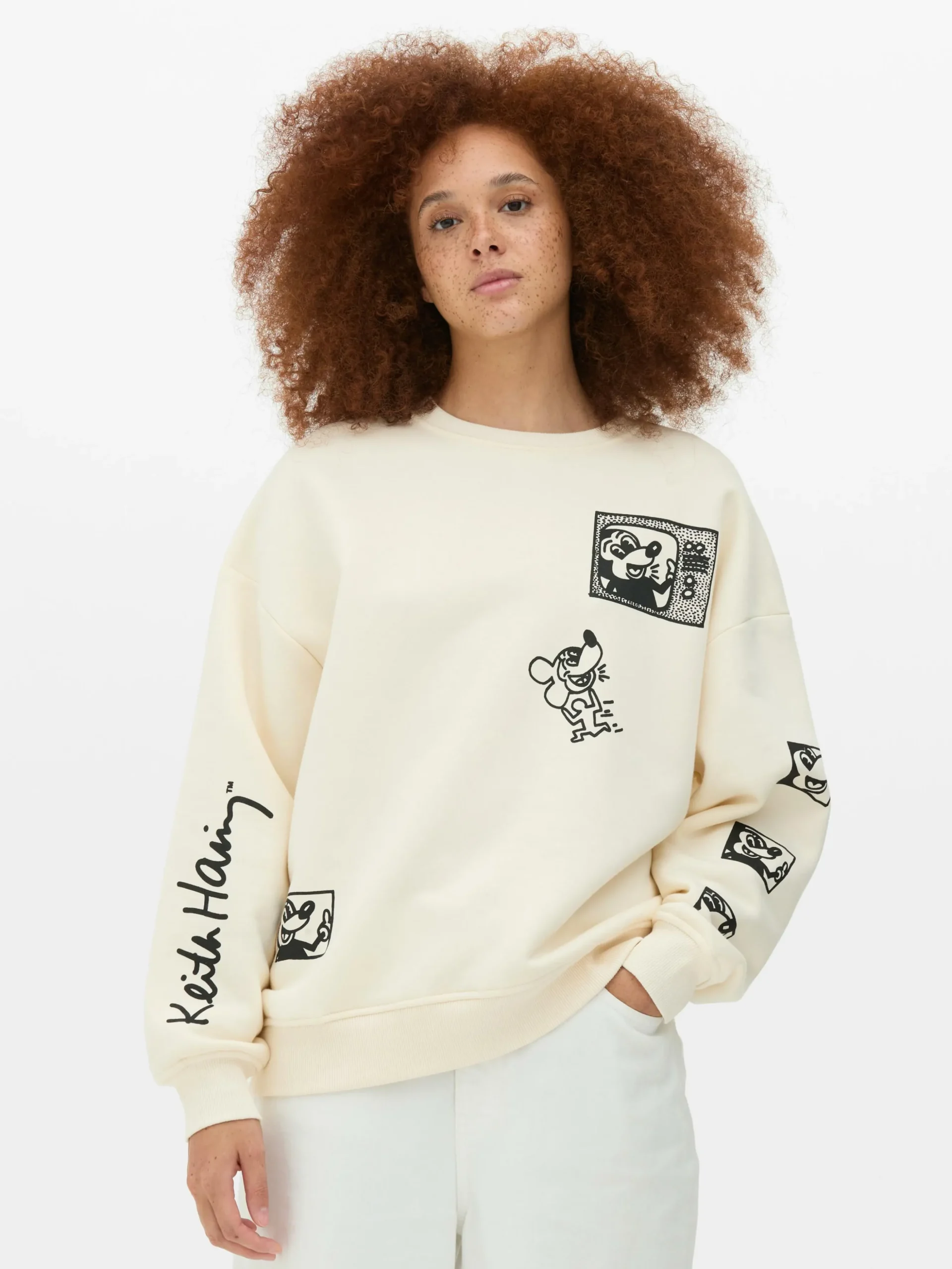 sweatshirt_disney_mickey__2.webp Sweat-shirt Disney Mickey Mouse X Keith Haring