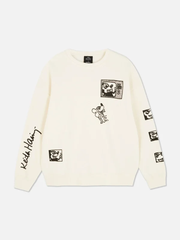Sweat-shirt Disney Mickey Mouse X Keith Haring