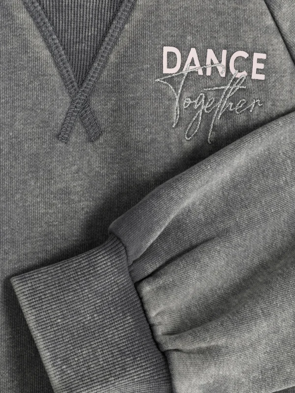 Sweat-shirt Délavé à L'acide