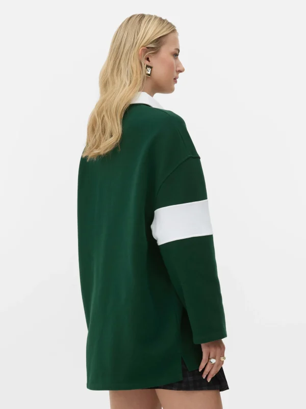 Sweat-shirt Façon Polo Oversize Rita Ora