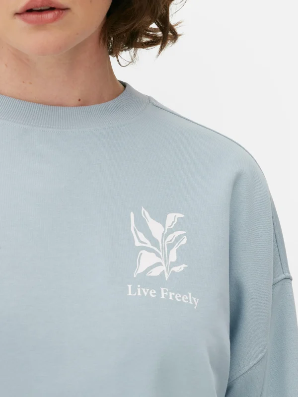 Sweat-shirt Oversize Graphique