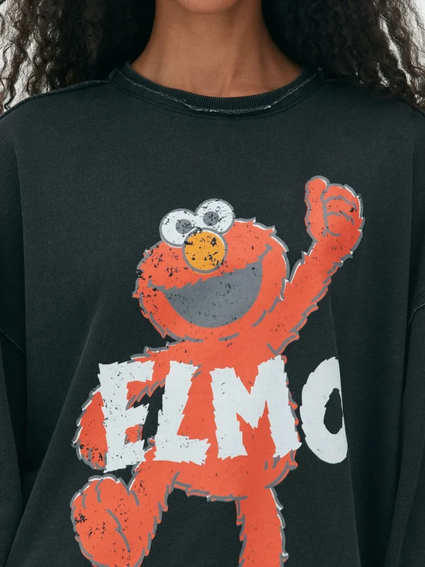 Sweat-shirt Oversize Graphique Sesame Street