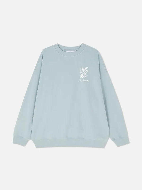 Sweat-shirt Oversize Graphique