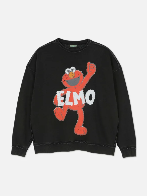 Sweat-shirt Oversize Graphique Sesame Street
