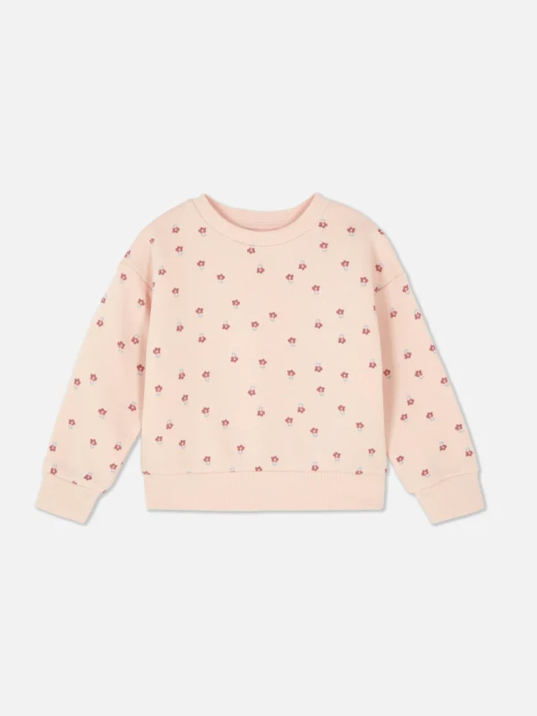 Sweat-shirt Ras Du Cou Graphique