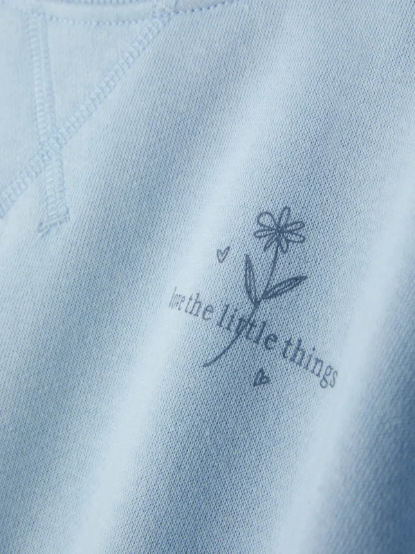 Sweat-shirt Ras Du Cou Graphique