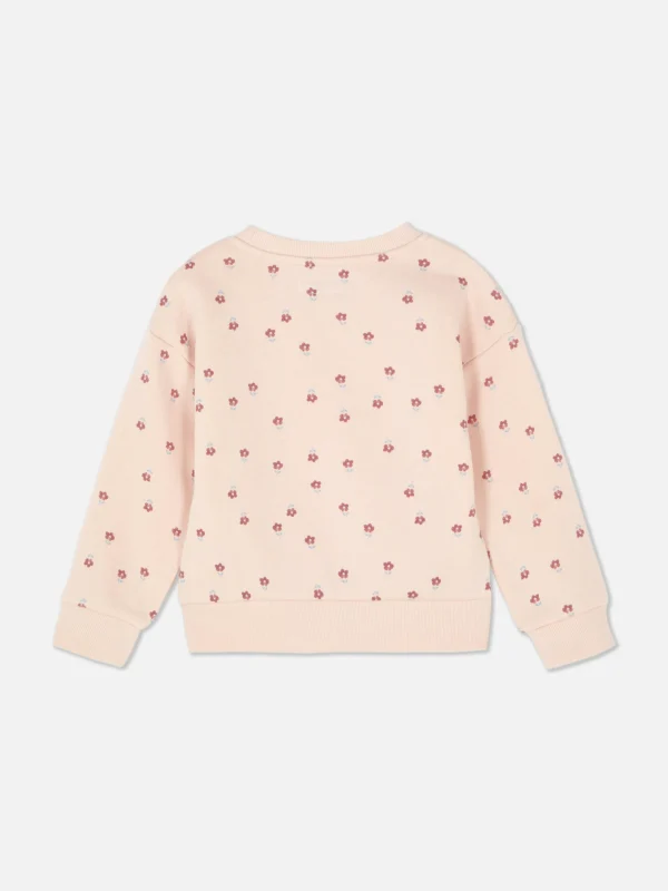 Sweat-shirt Ras Du Cou Graphique