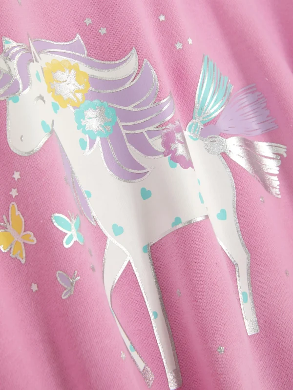 Sweat-shirt Ras Du Cou Graphique