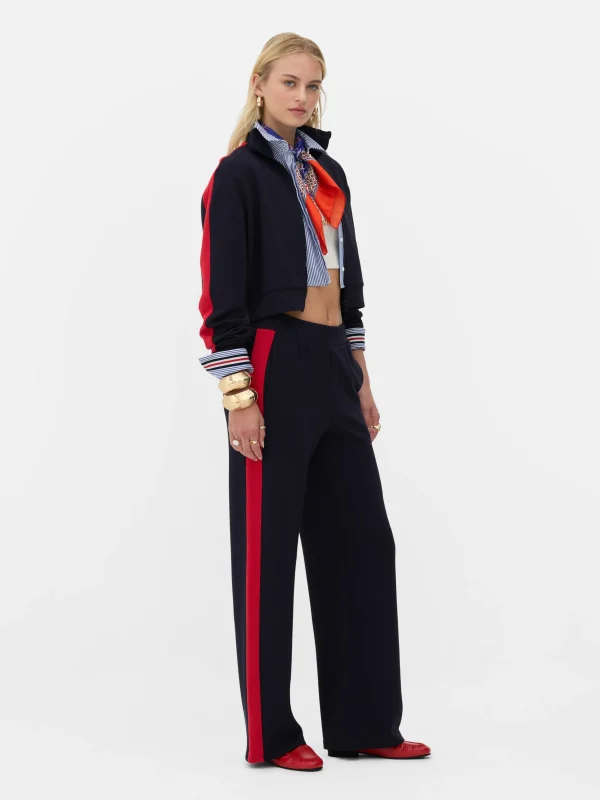 Sweat-shirt Zippé à Col Cheminée Rita Ora