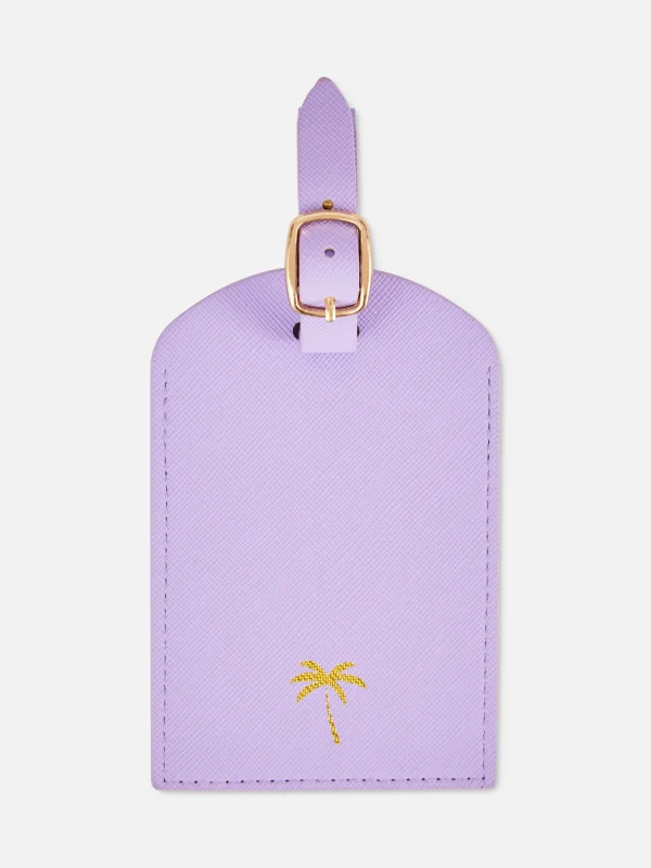 Étiquette à Bagage Texturée