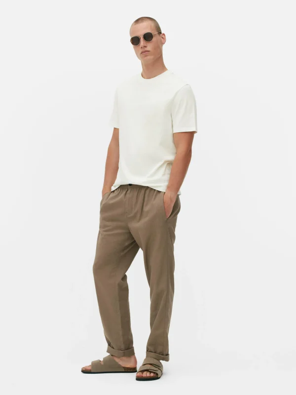 T-shirt à Col Ras-du-cou Coupe Regular